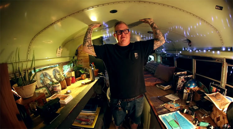 Steve Crandall Home On Wheels Bus Tour BMX
