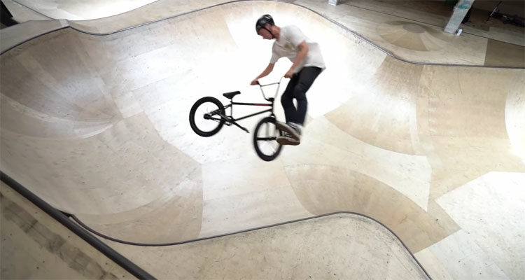 Stuart Chisholm locked in at Source BMX