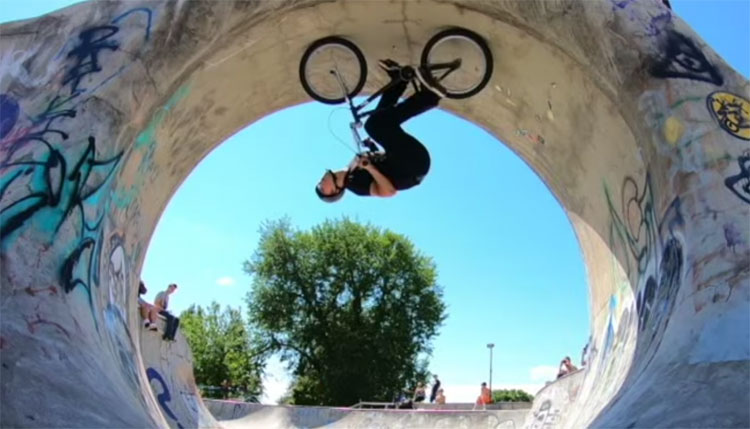 Bone Deth BMX Dean Dickinson Too Fast For Food