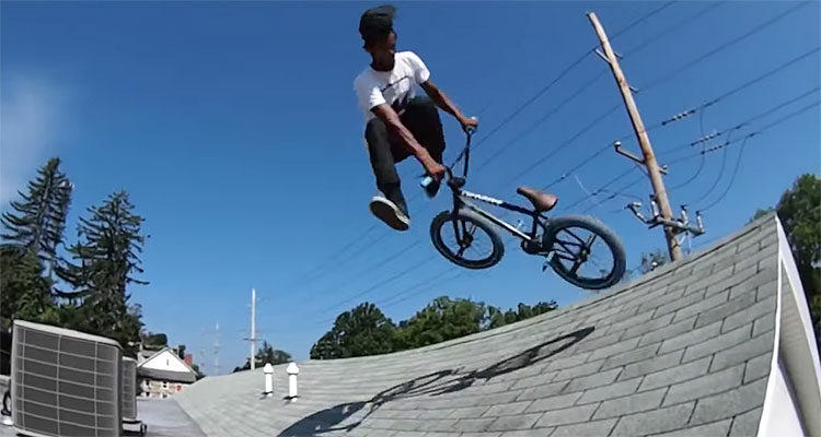 Eeshond Kirk Merritt BMX video