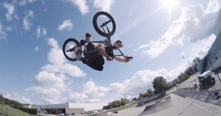 Janis Bauska Local Park BMX Video