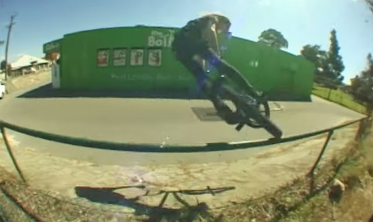 Jay Wilson Bone Deth BMX Too Fast For Food BMX video