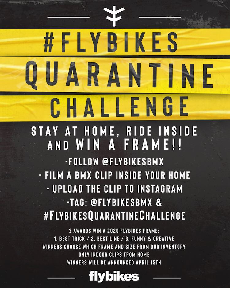 Flybikes Quarantine Challenge BMX