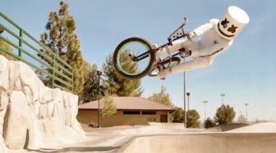 Freestyle BMX Tricks with Marshmello