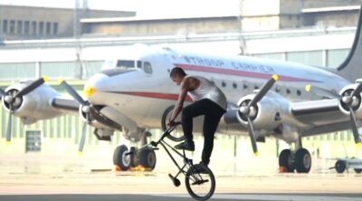 Camilo Gutierrez BMX video airport