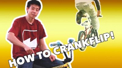 how to crankflip bmx