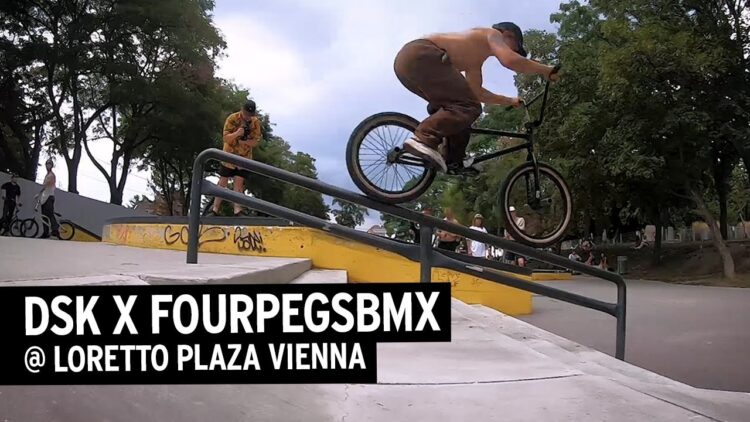 DSK Four Pegs BMX Loretto Plaza BMX video