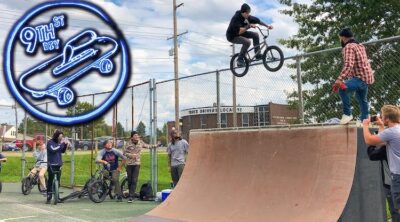 2020 9th street diy skatepark bmx jam video