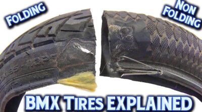 BMX tires explained folding vs non-folding