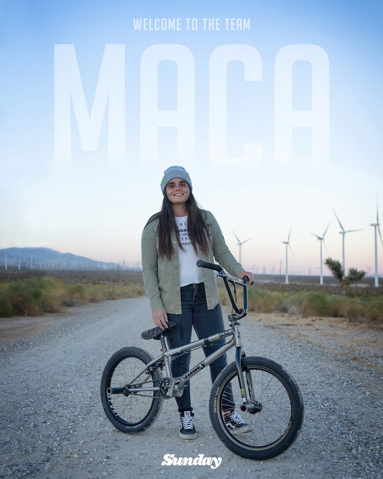 Maca Perez Sunday Bikes Pro BMX