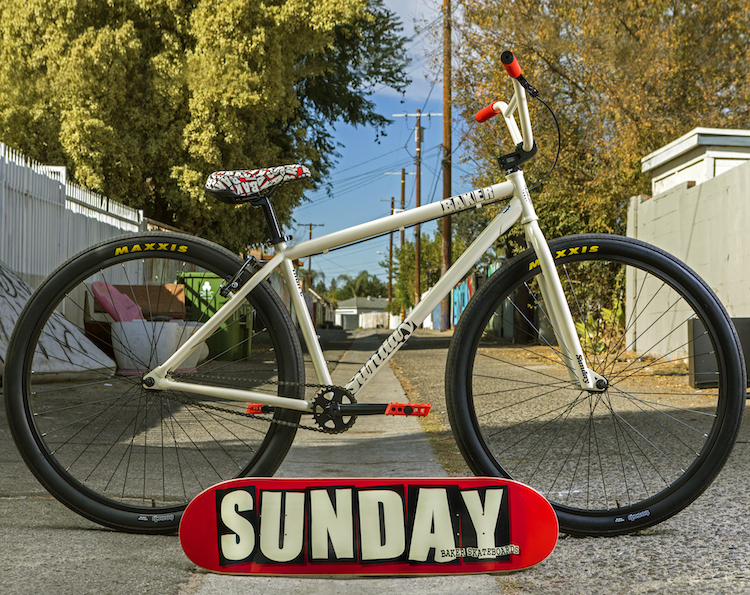 Sunday Bikes X Baker Skateboards