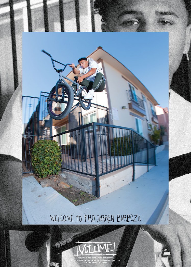 Jarren Barboza Volume Bikes Pro team