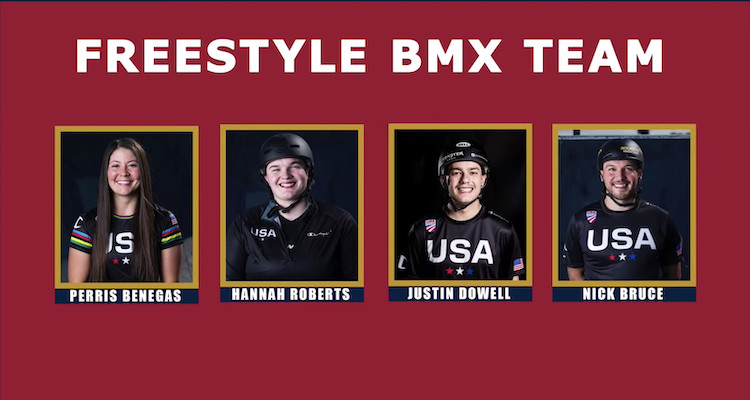 Team USA Freestyle BMX team Olympics
