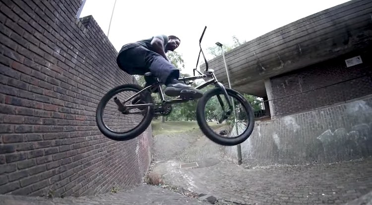 Timeel Lewis Mucking It Up In London BMX video