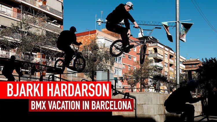 Bjarki Hardarson BMX Vacation Barcelona