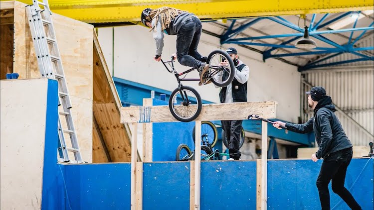 Tom Justice Asylum Skatepark BMX video