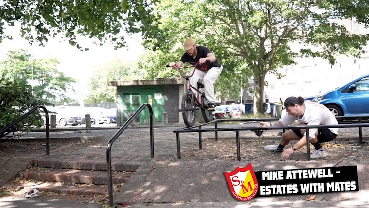 Michael Attewell Estates with Mates BMX video