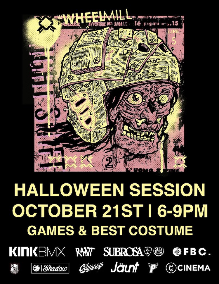 The Wheel Mill Halloween Session Flyer