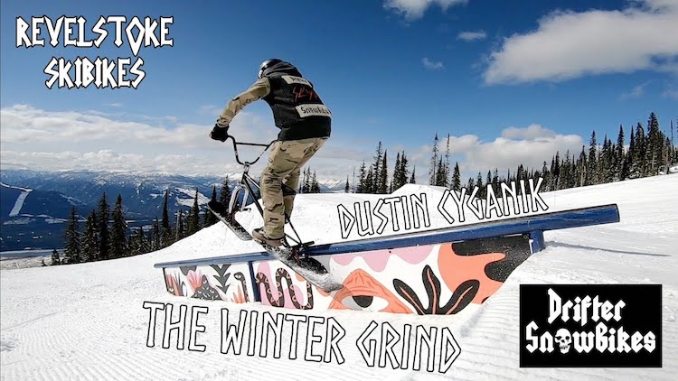 Dustin Cyganik Winter Grind BMX