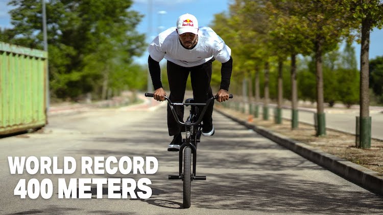 Courage Adams World Record Nose Manual BMX