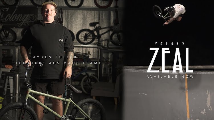 Colony BMX Jayden Fuller Zeal frame promo