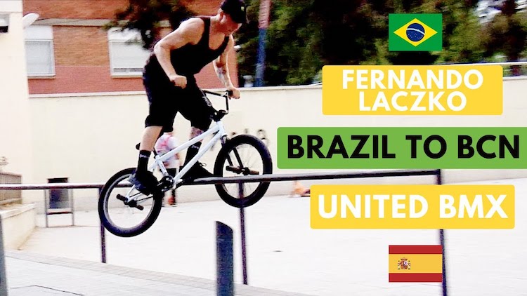 United BMX Fernando Laczko Brazil to Barcelona BMX