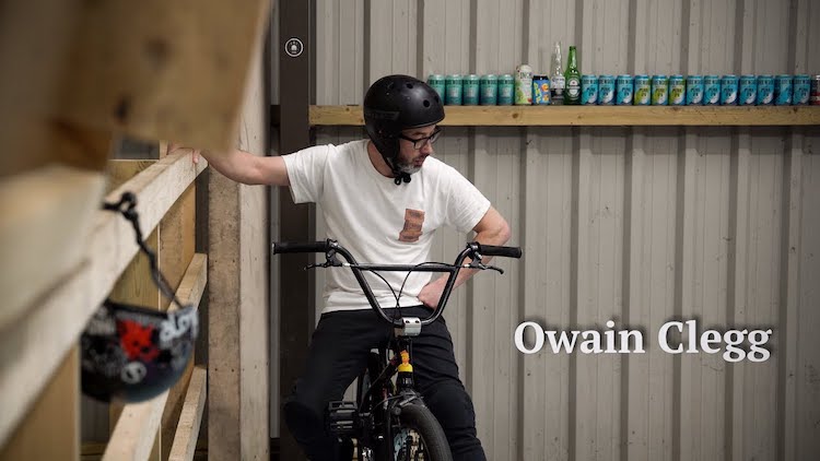 Owain Clegg In The BMX Barn