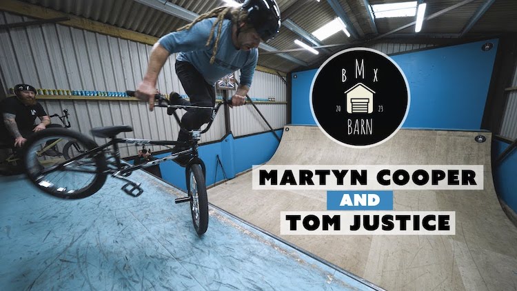 Tom Justice Martyn Cooper BMX Barn