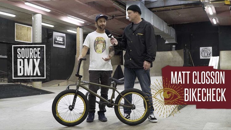 Source BMX Matt Closson BIke Check 2024