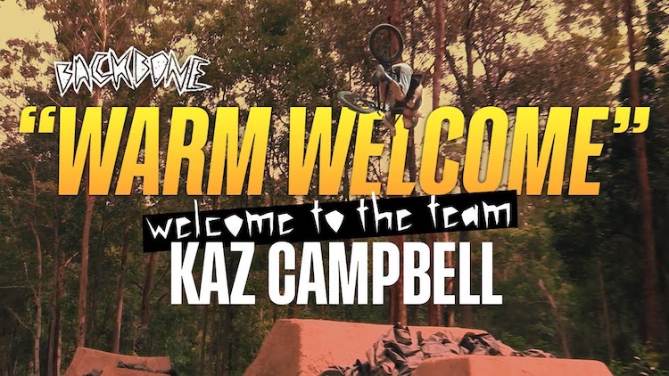 Back Bone BMX Kaz Campbell Welcome