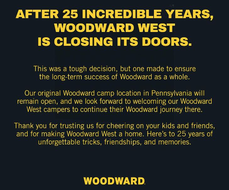 Woodward West Closing Down