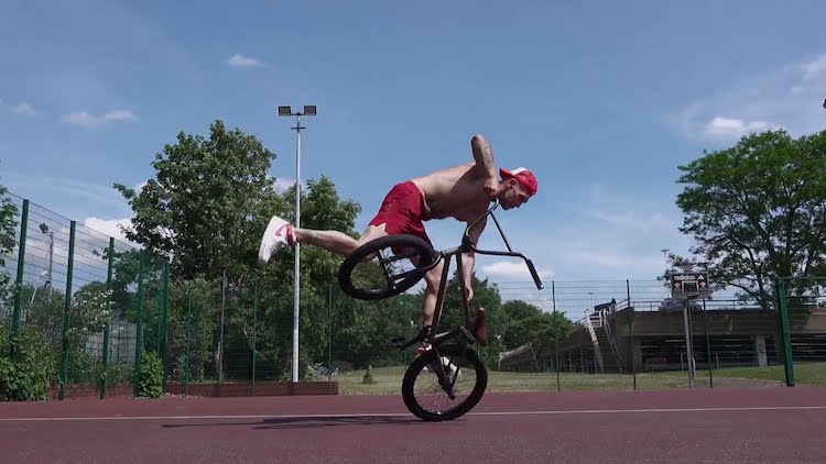 James White In Control flatland BMX video