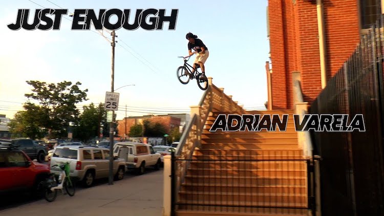Adrian Varela Just Enough BMX video