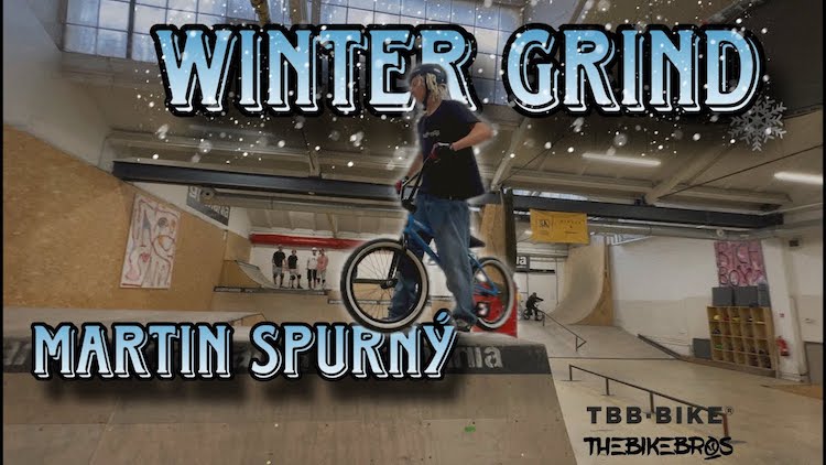 Martin Spurny Winter Grind BMX