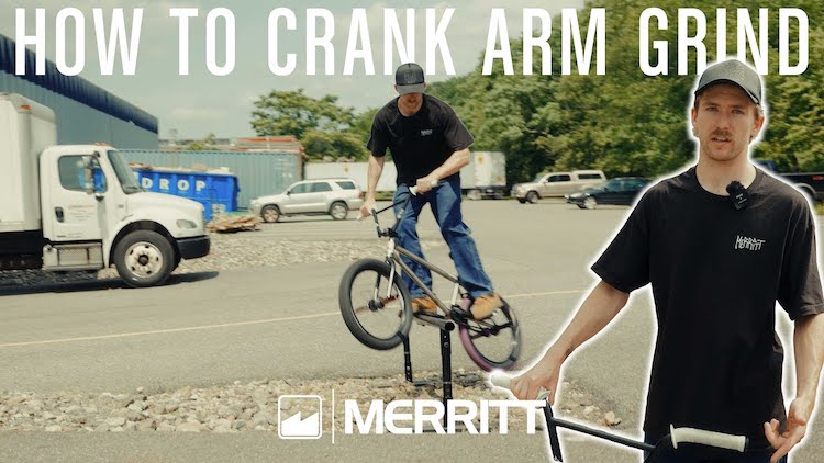 How To Crank Arm Grind BMX Bike with Jack Hennicke