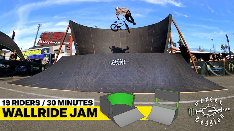 Monster Street Session Curved Wallride BMX