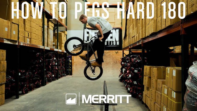 Merritt BMX How To Double Peg Hard 180 with Jack Hennicke
