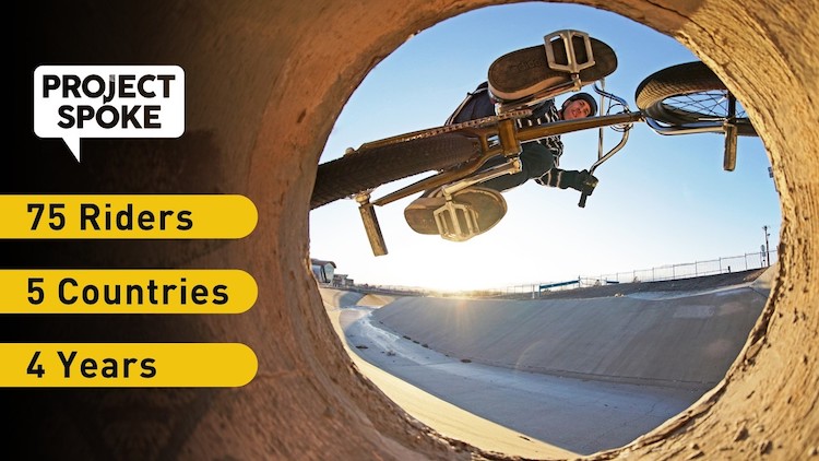 Project Spoke Crosslaced BMX video