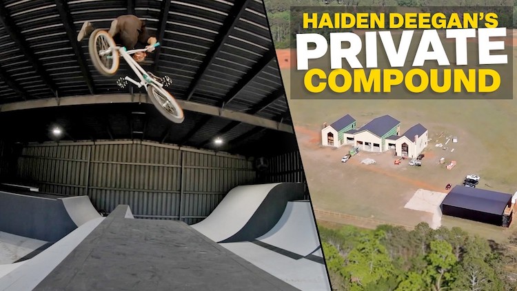 Haiden Deegan Private Ramp session BMX