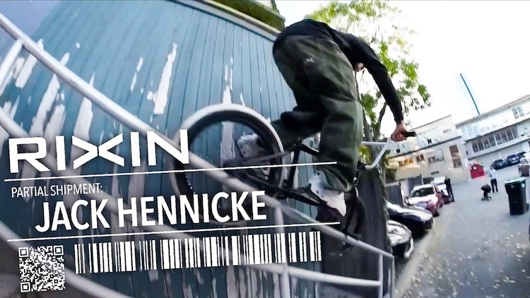 Rixin Bikes Jack Hennicke Welcome to Pro BMX